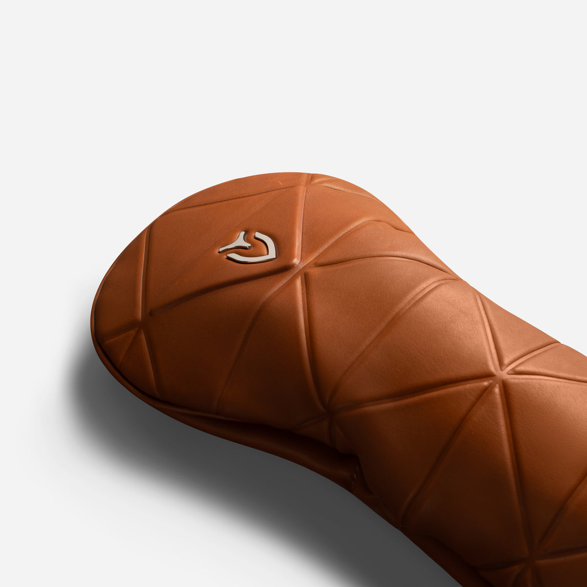 Geometric Headcover in Smooth Brown