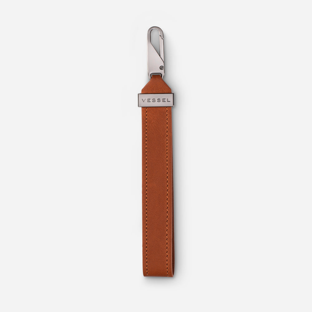 Leather Loop Pull in Brown