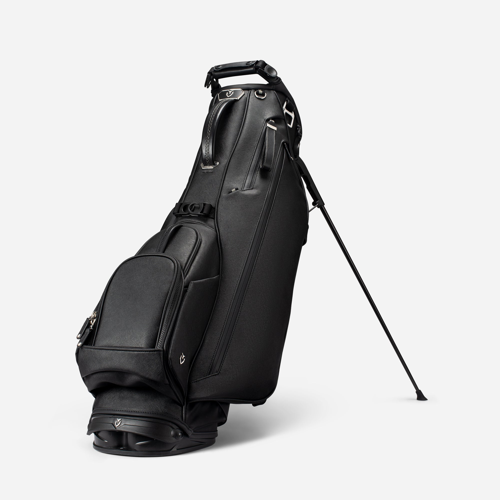 Lux Stand in Crosshatch Black