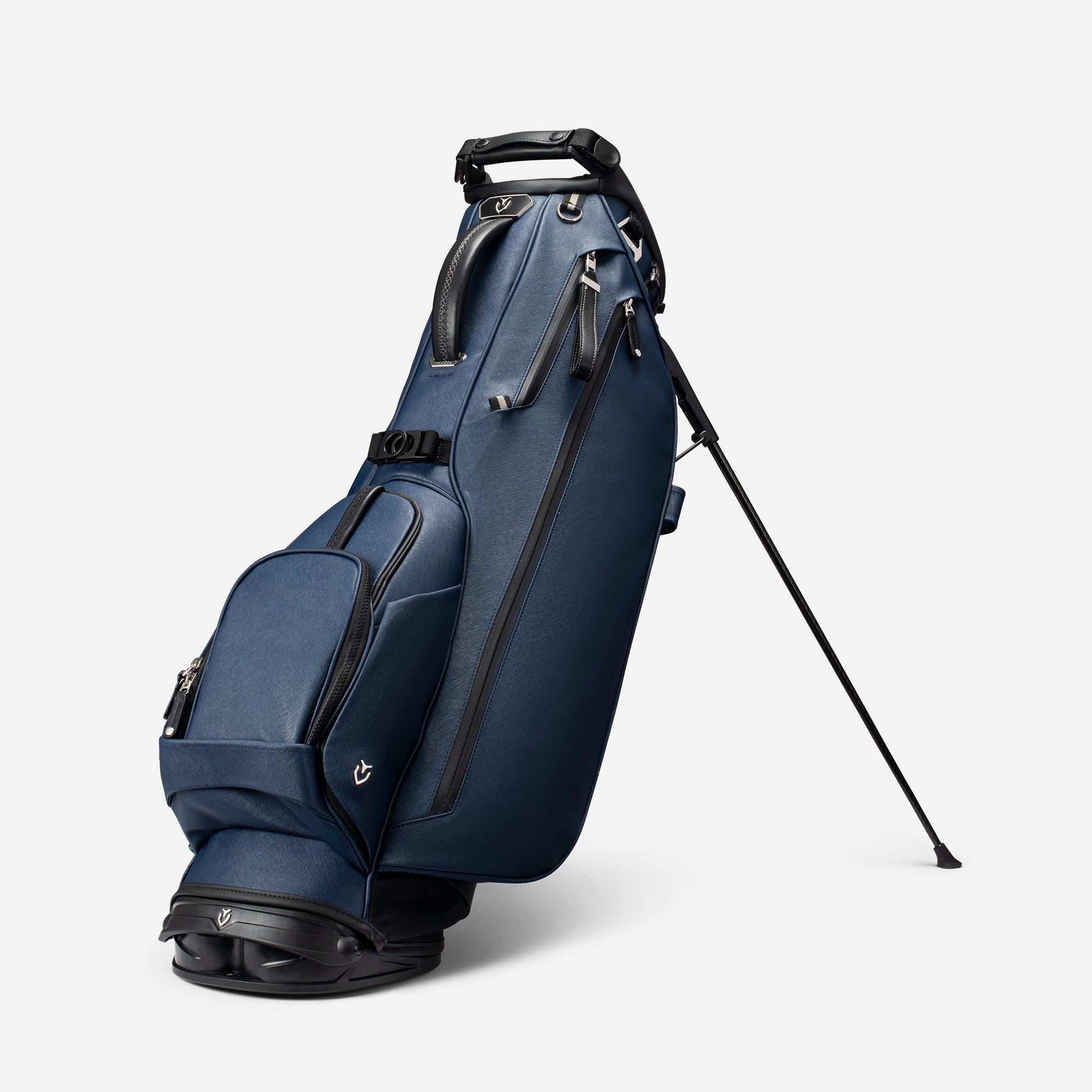 Lux Stand in Crosshatch Navy