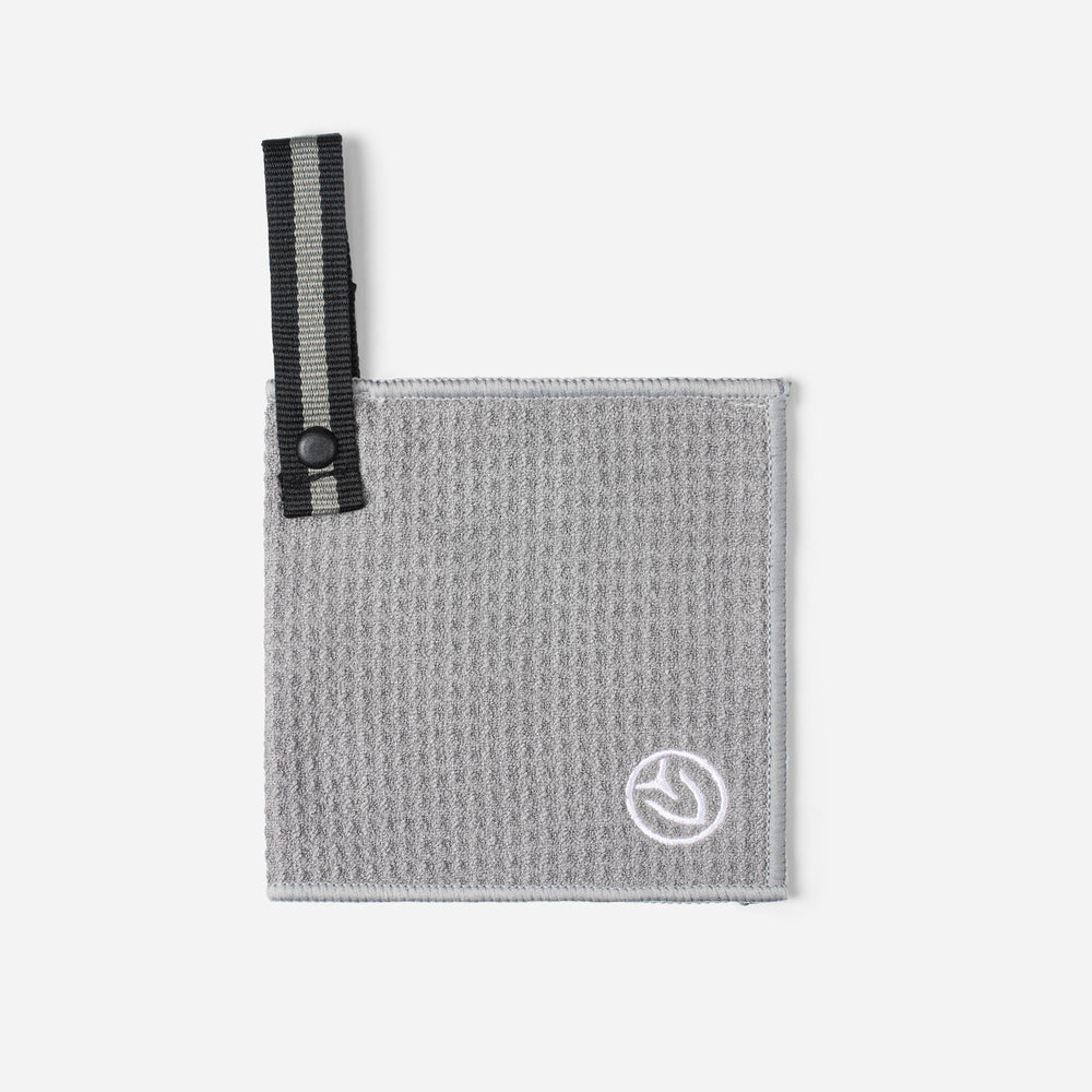 Magnetic Golf Towel | 5" x 5" in Grey