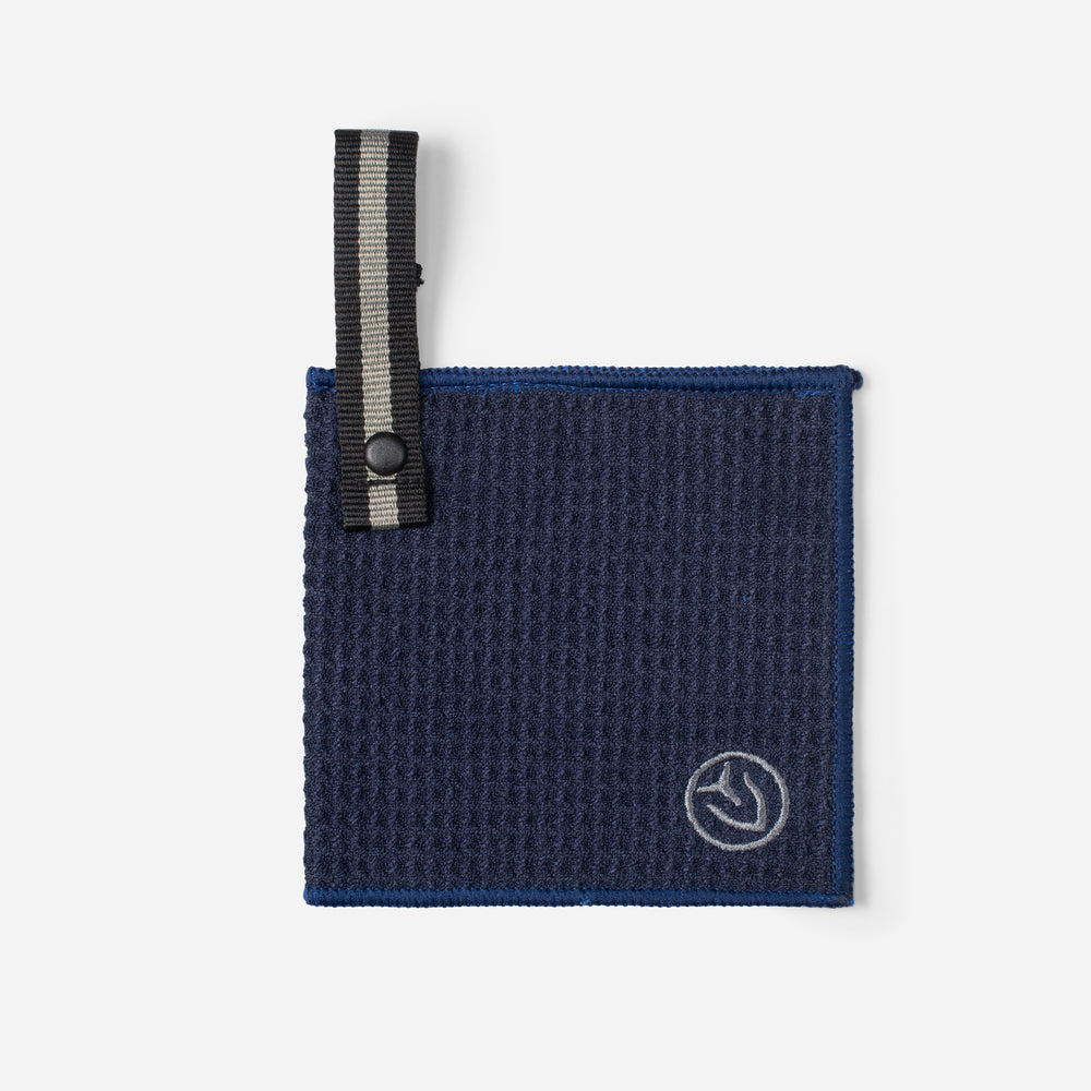 Magnetic Golf Towel | 5" x 5" in Navy