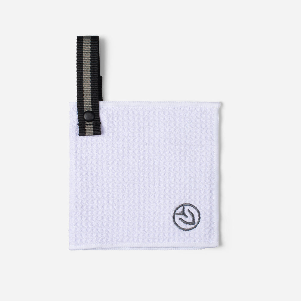Magnetic Golf Towel | 5" x 5" in White