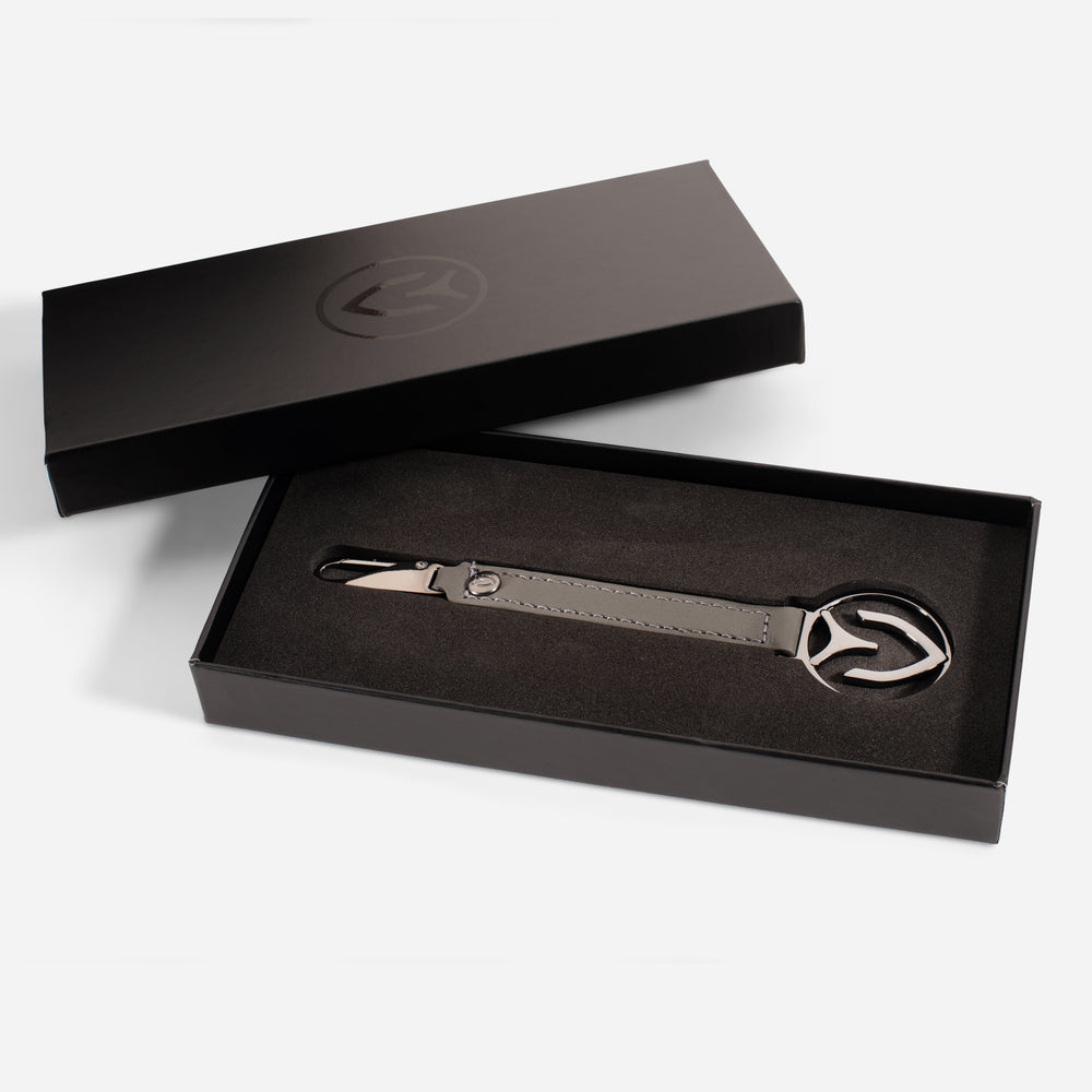 Medallion Logo Pull in Grey