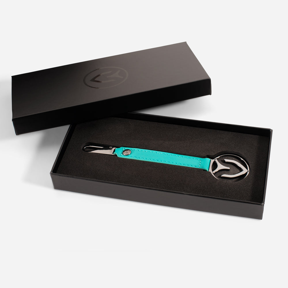 Medallion Logo Pull in Teal
