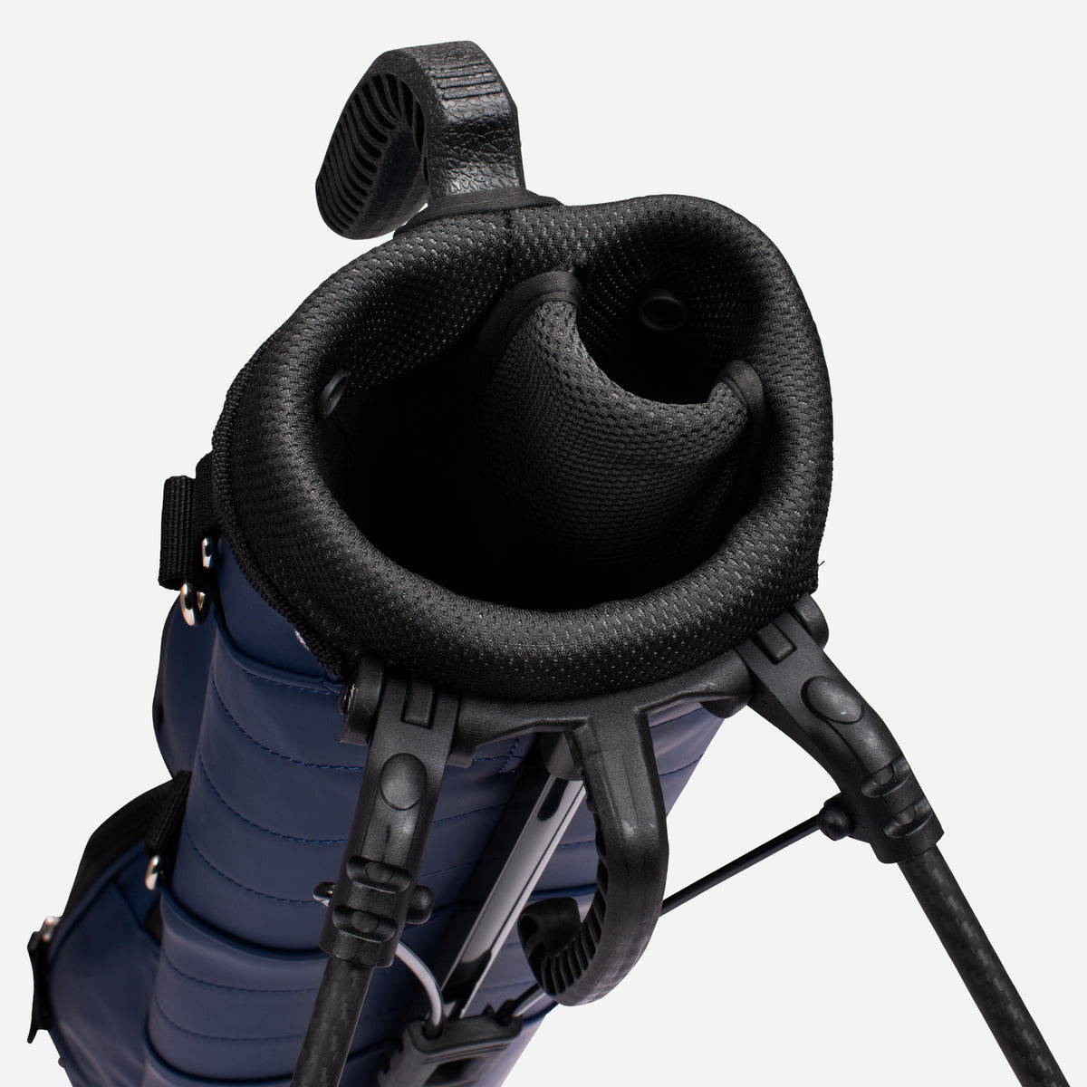 Pencil Stand Bag in Pebbled Navy