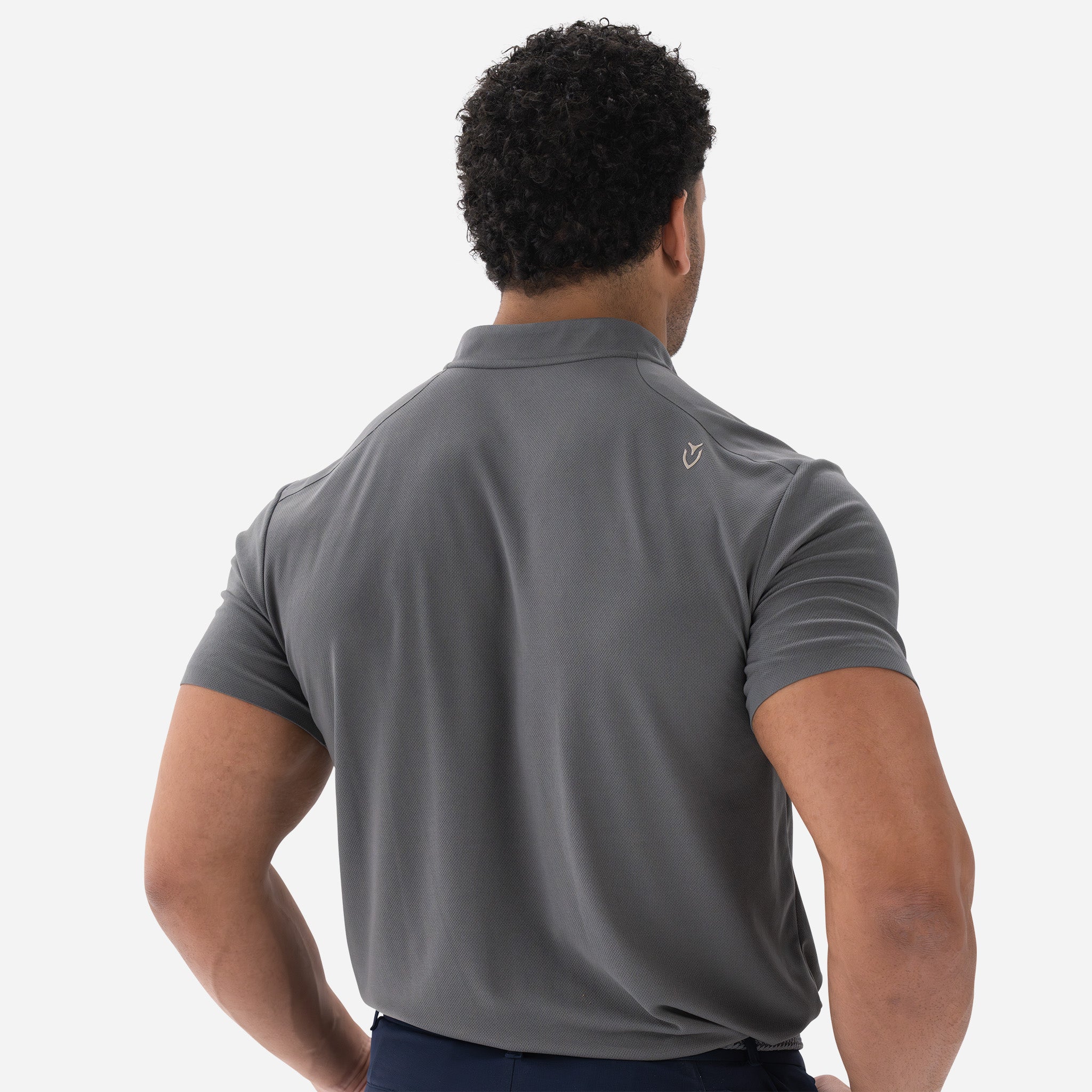 Performance Blade Collar Polo - Charcoal