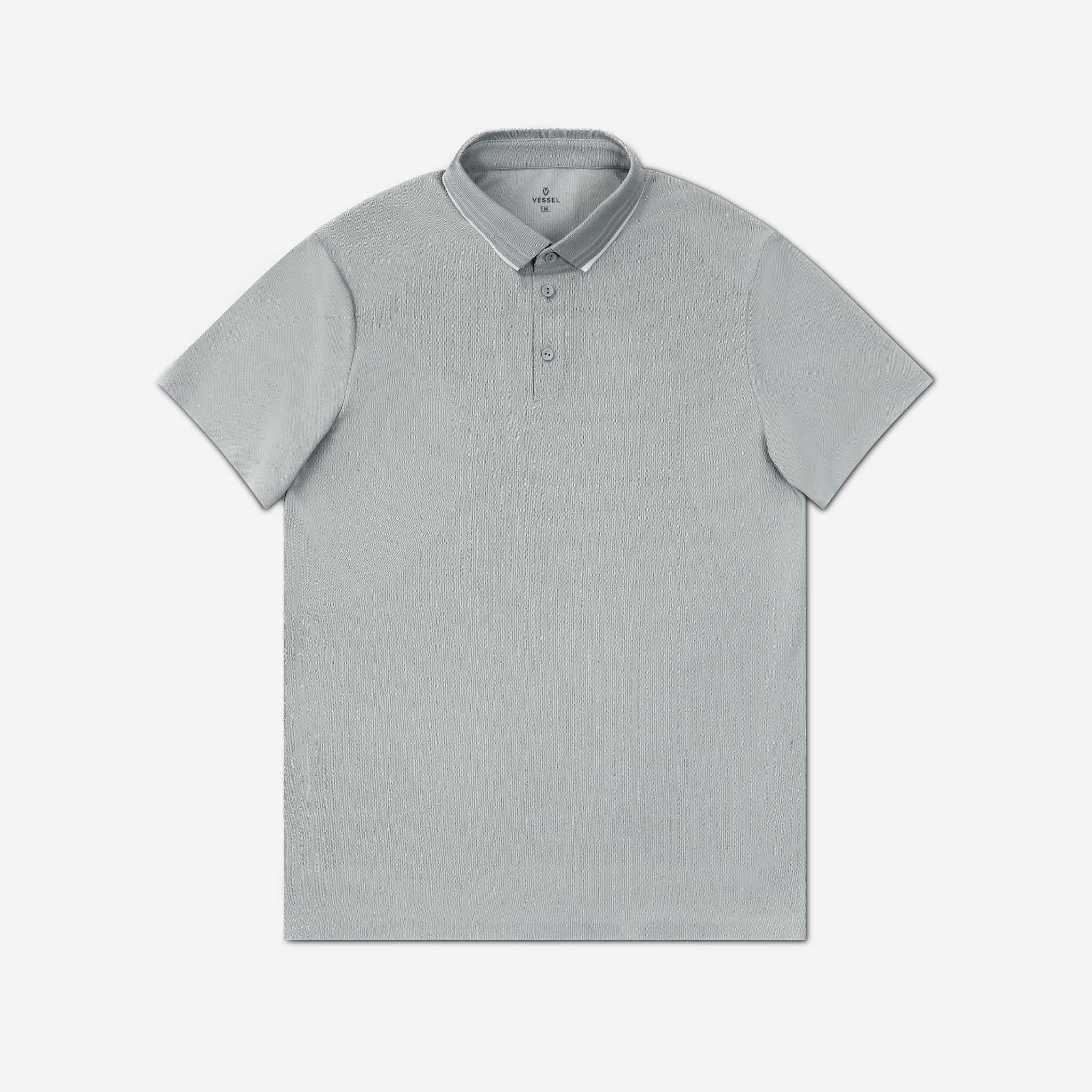 Performance Piqué Polo - Stone Grey