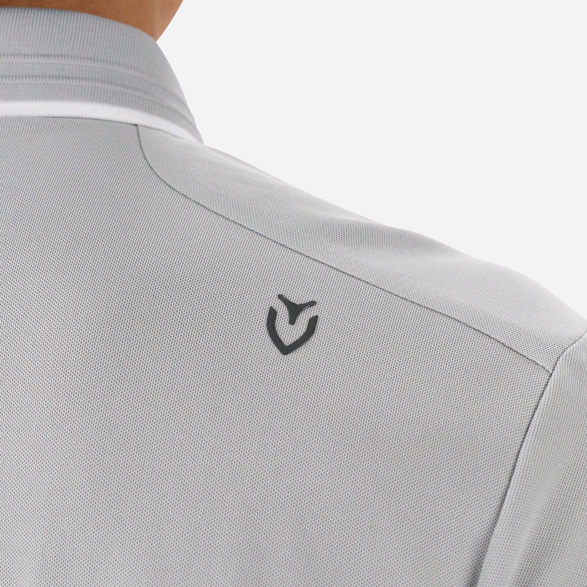 Performance Piqué Polo - Stone Grey