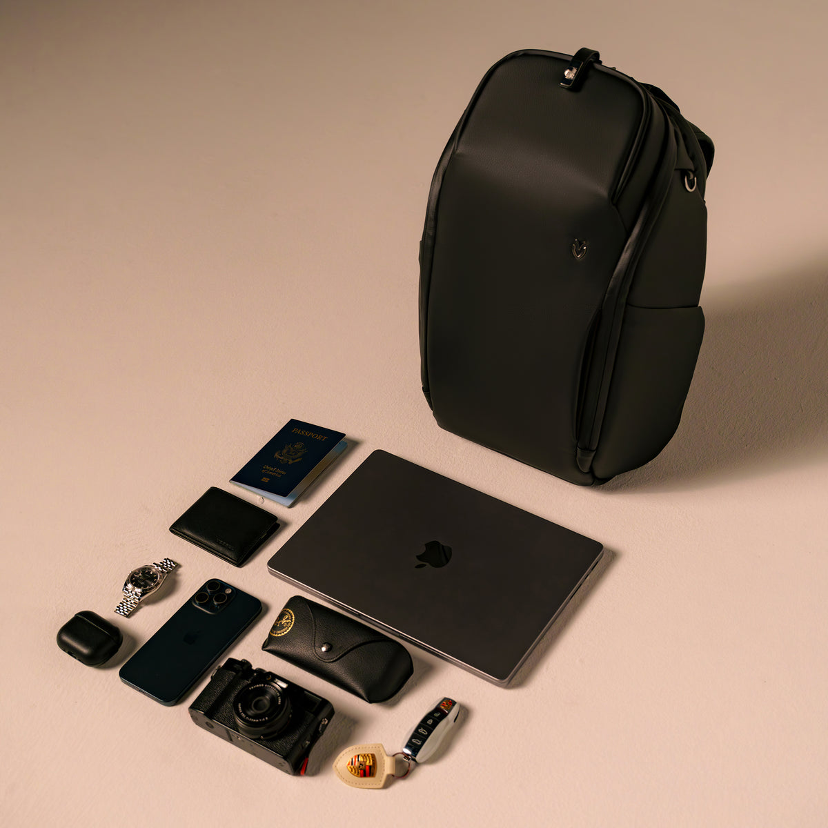 PrimeX 2.0 Backpack in Pebbled Black