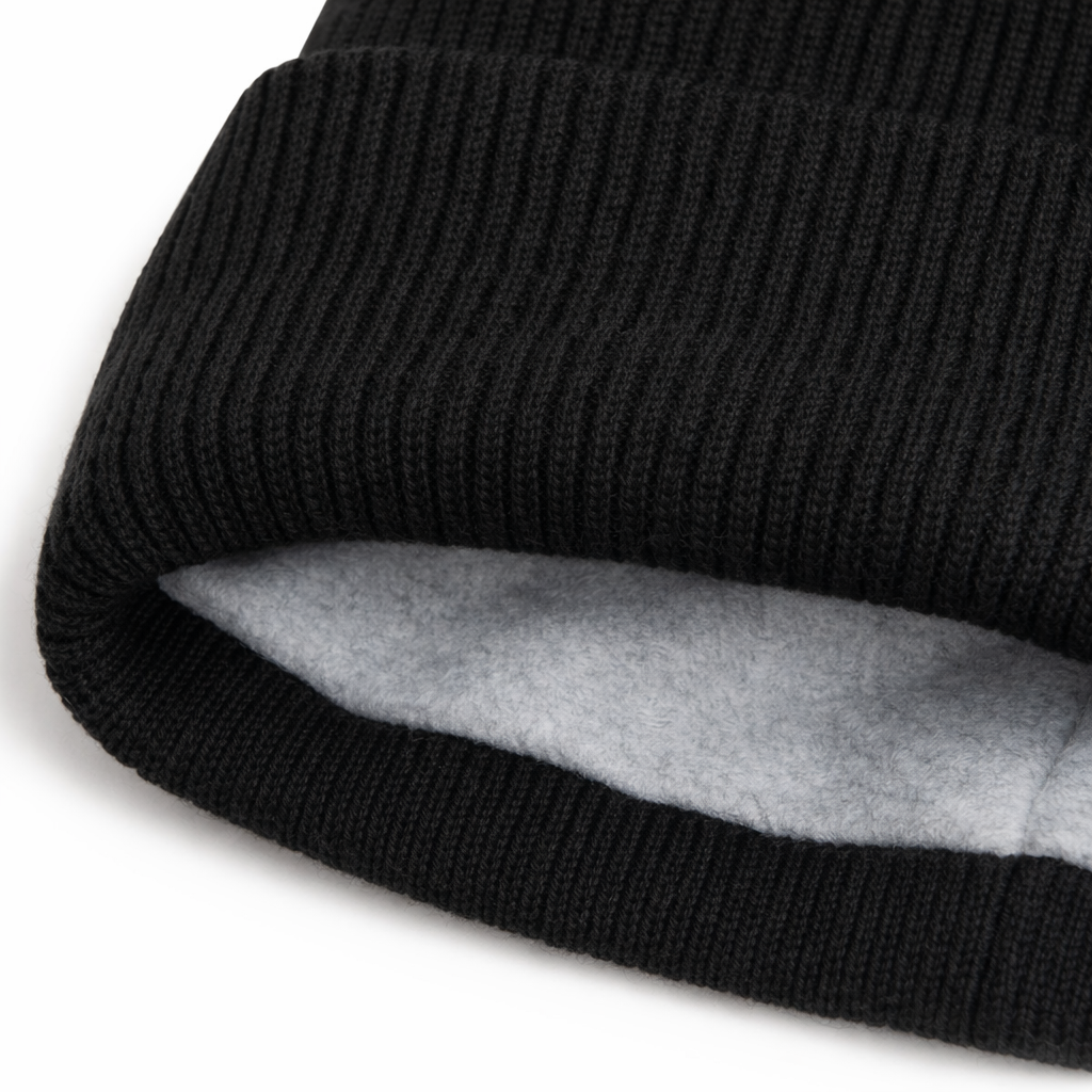 Vessel Bobble Hat in Black