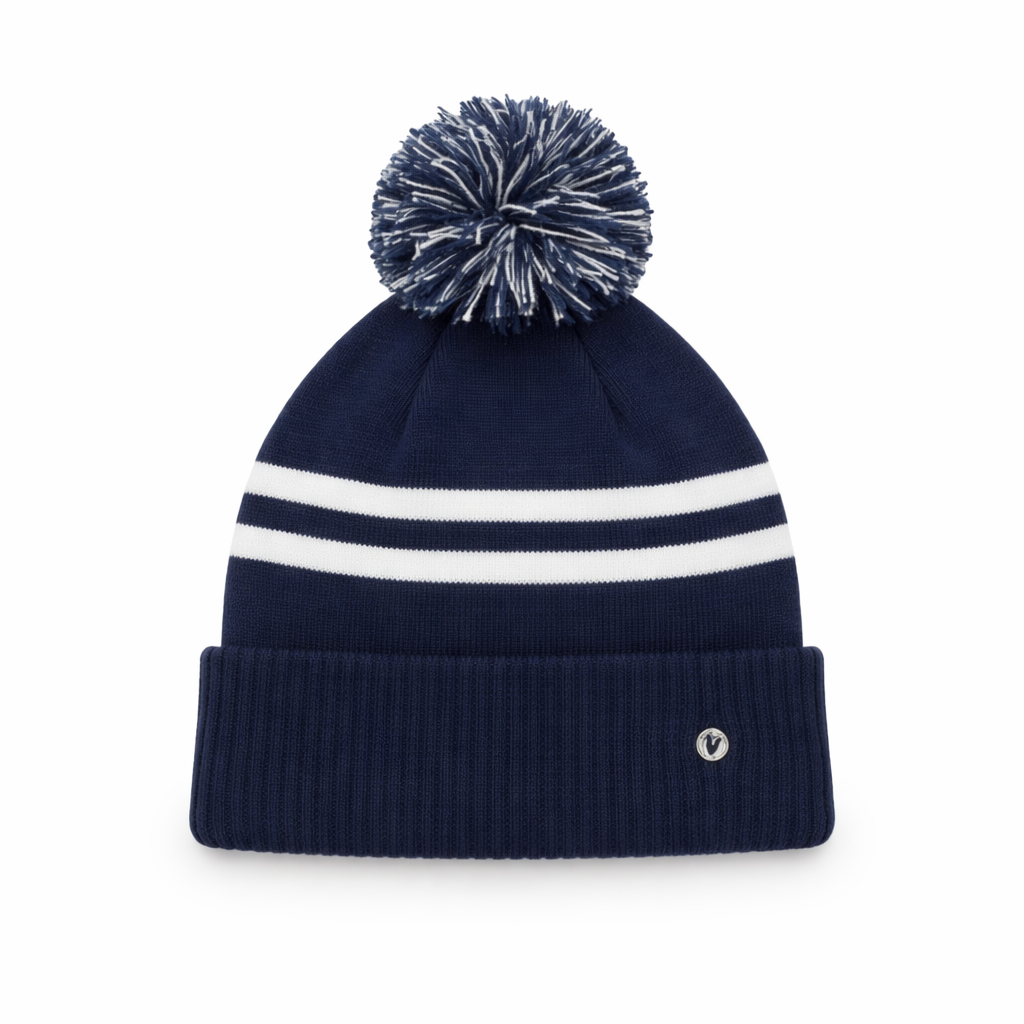 Vessel Bobble Hat in Navy