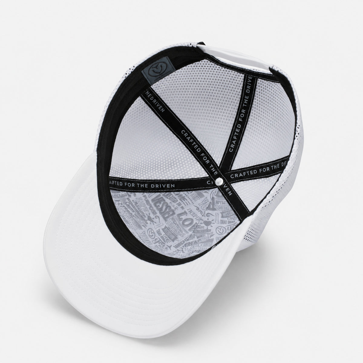 Tour Performance Mesh Hat White