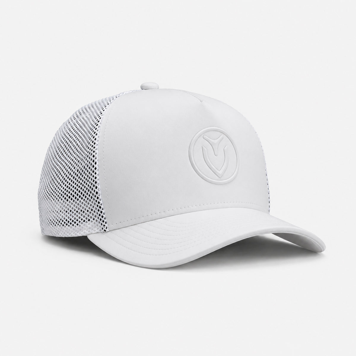 Tour Performance Mesh Hat White