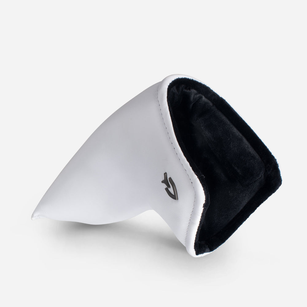 Genuine Leather Blade Cover in White