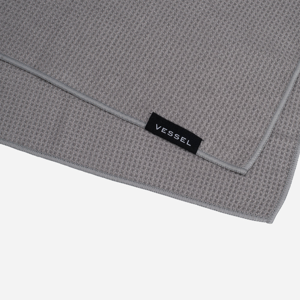 Magnetic Golf Towel | 20" x 20" in Grey