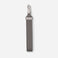 Leather Loop Pull in Grey