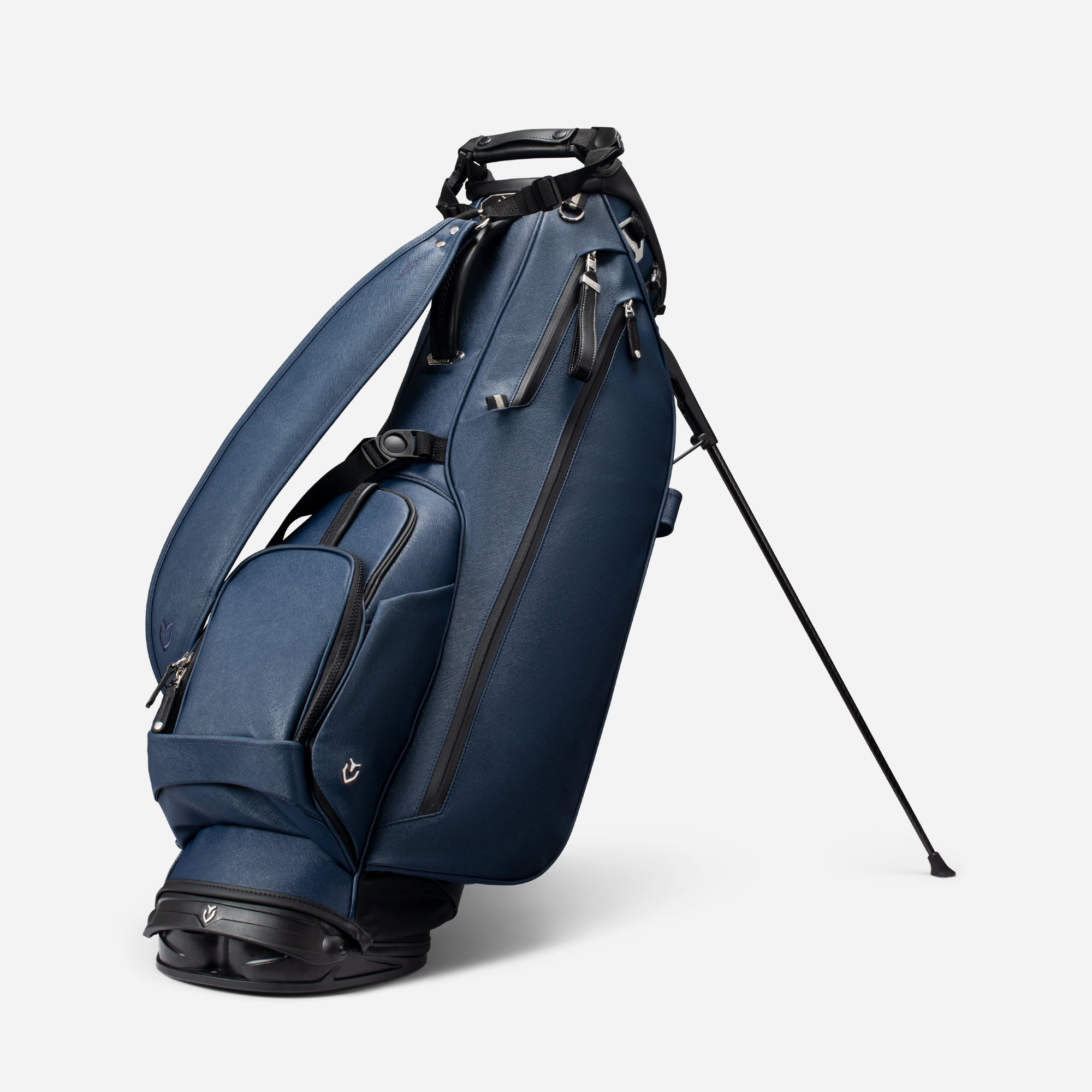 VESSEL VLS LUX スタンドキャディバッグ ネイビー Lux Stand in Crosshatch Navy