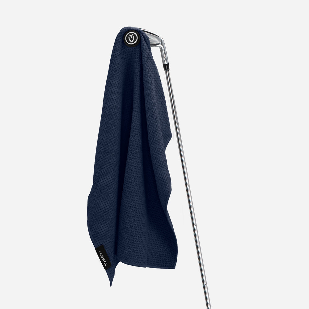 Magnetic Golf Towel | 20" x 20" in Navy