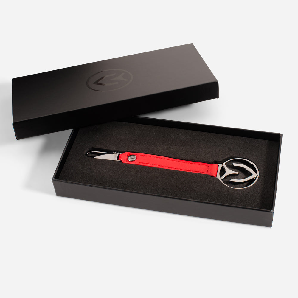 Medallion Logo Pull in Red