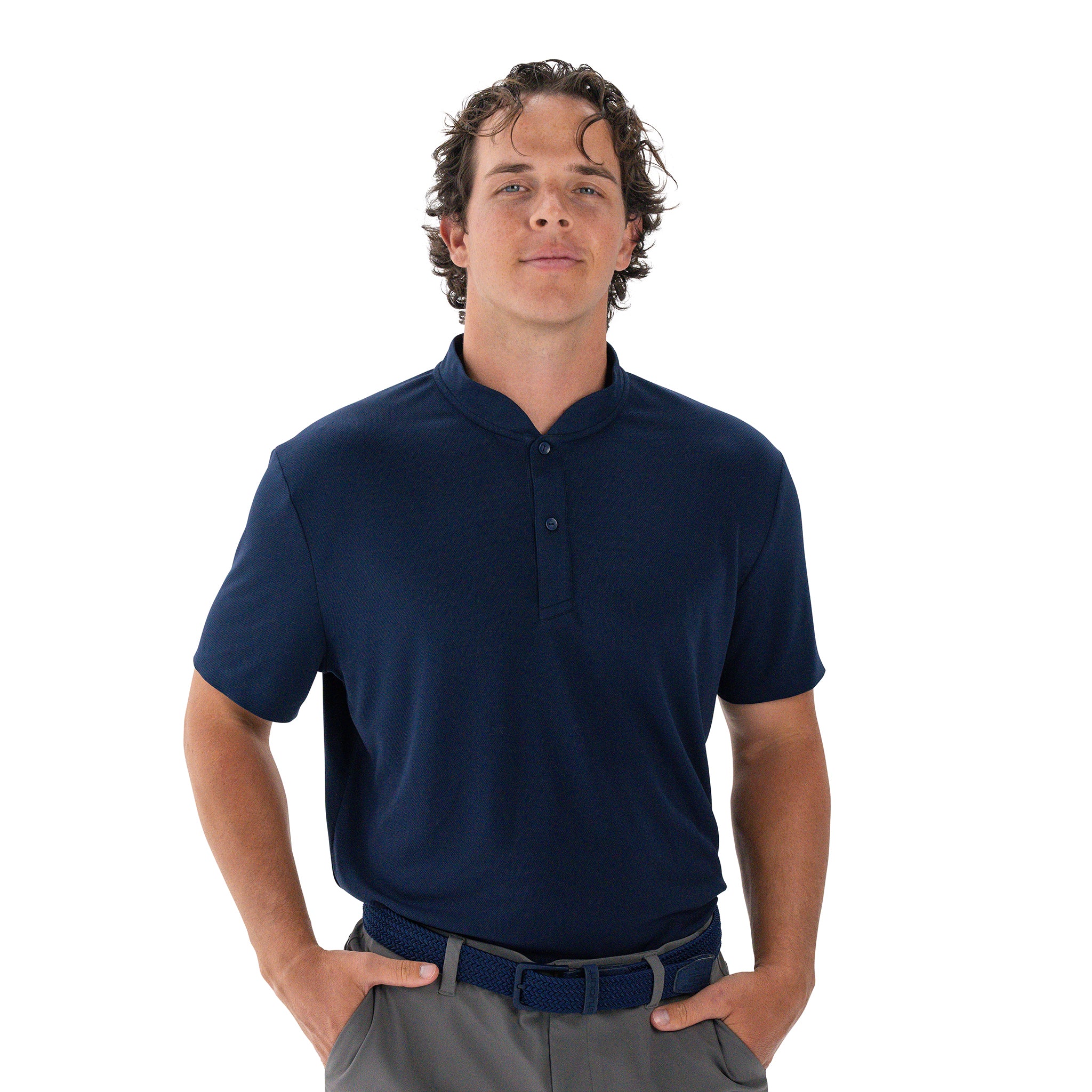 Performance Blade Collar Polo - Midnight Navy
