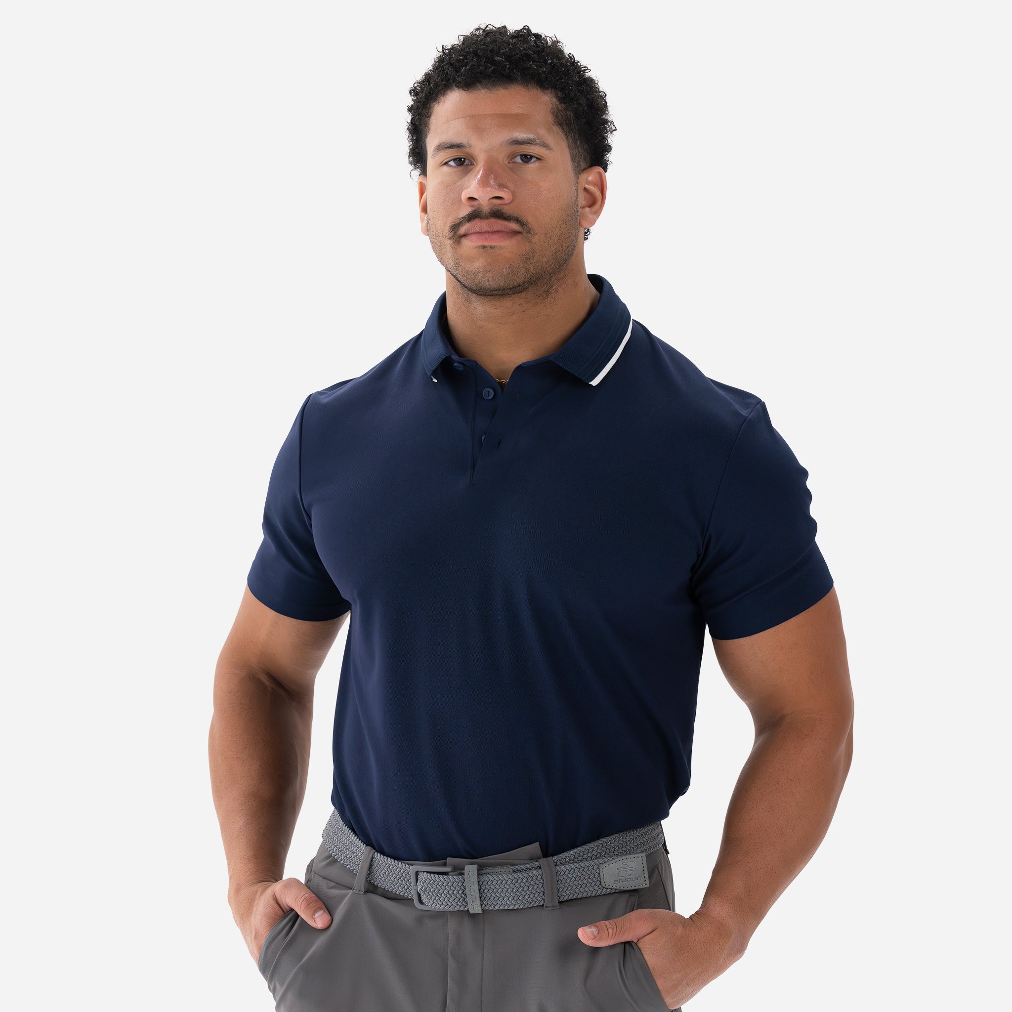 Performance Piqué Polo - Midnight Navy