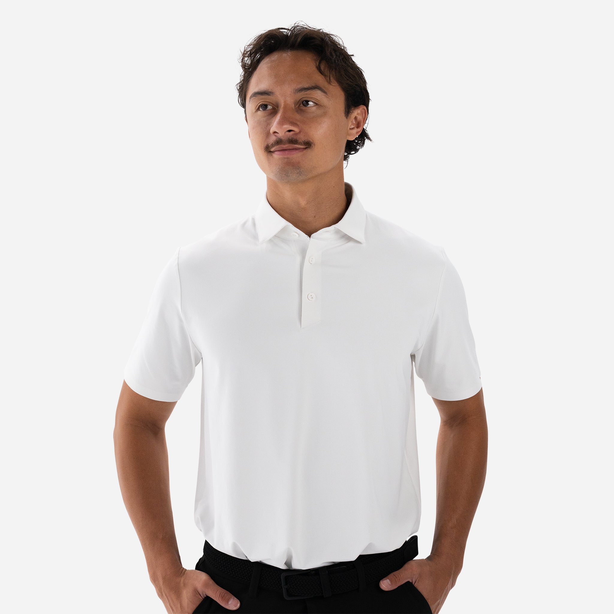 Performance Tech Polo - Classic White