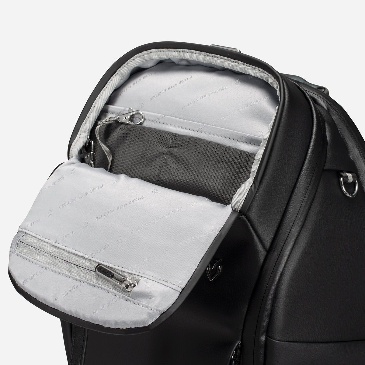 PrimeX 2.0 Backpack in Pebbled Black