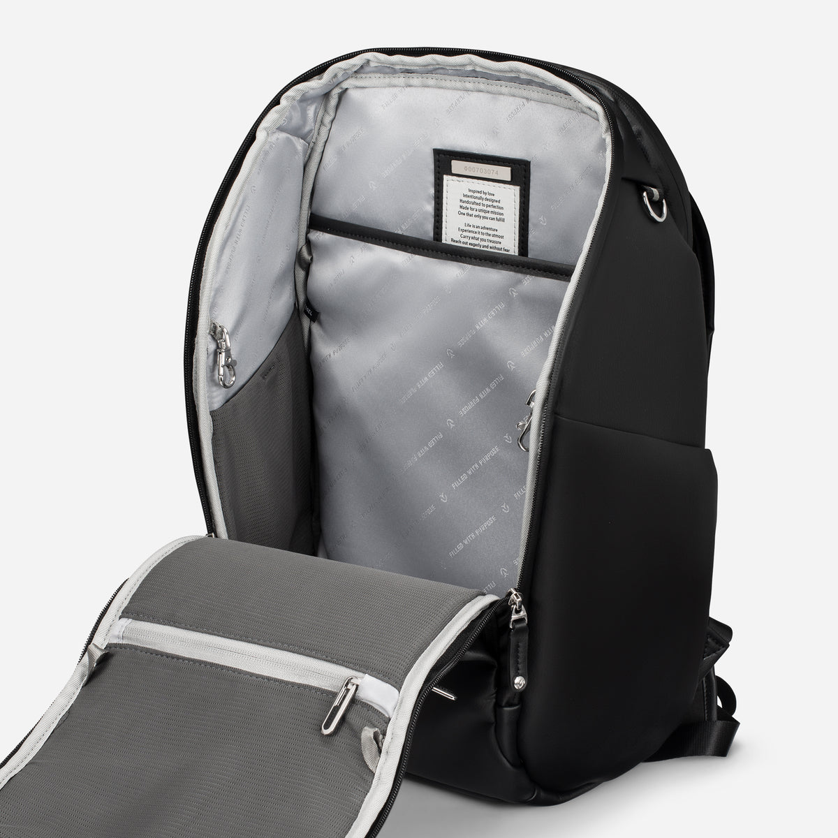 PrimeX 2.0 Backpack in Pebbled Black