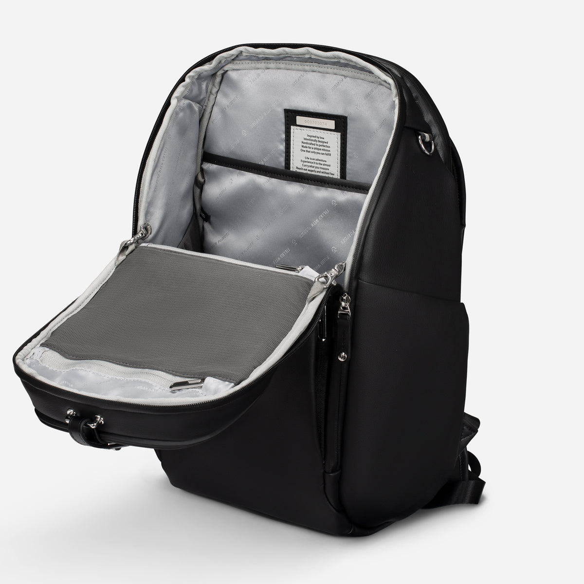 PrimeX 2.0 Backpack in Pebbled Black