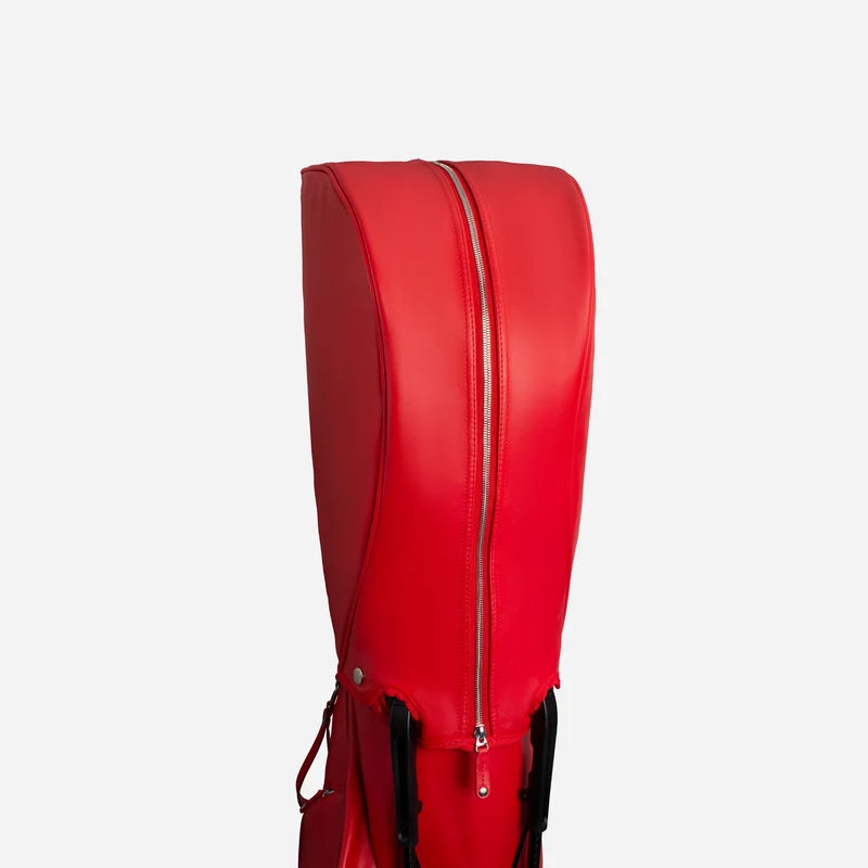 Sunday IV Leather Stand in Crimson Leather