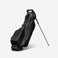 Sunday IV Leather Stand in Croc Black Leather