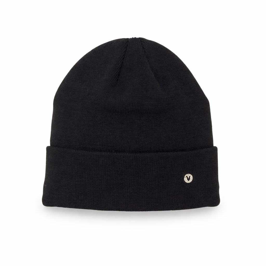 Vessel Beanie Hat in Black