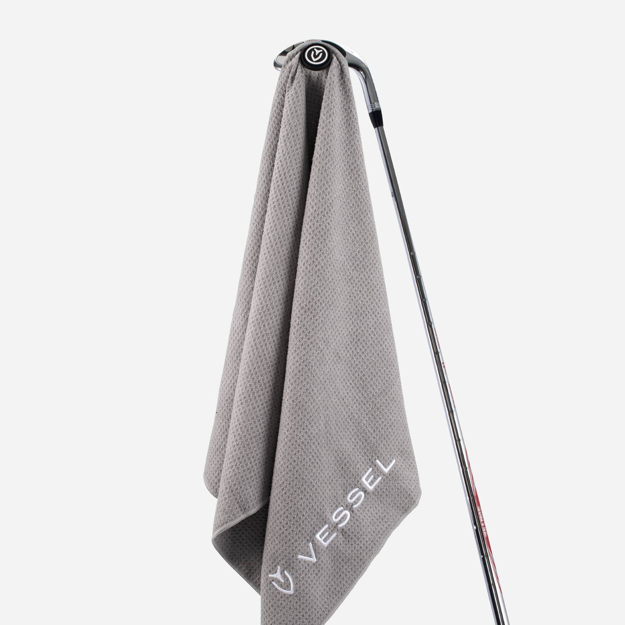 Magnetic Golf Towel | 20" x 40" in Grey