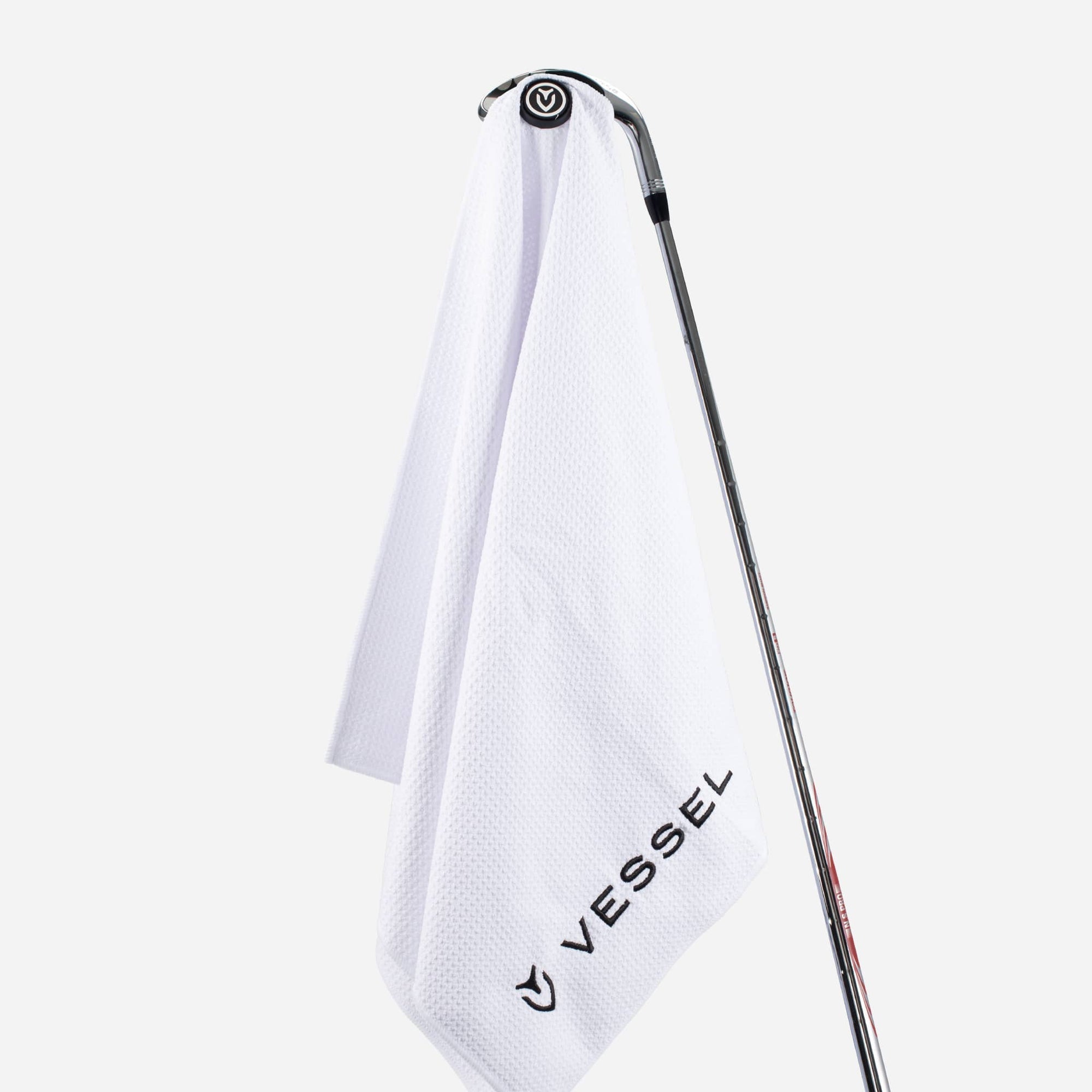 Magnetic Golf Towel | 20" x 40" in White